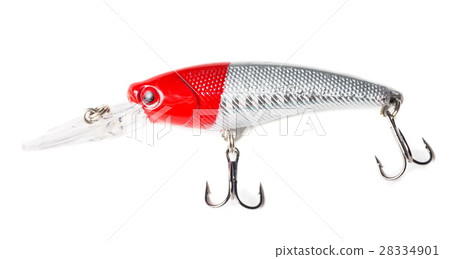 Fishing lure isolated on white Fishing lure isolated on white 28334901