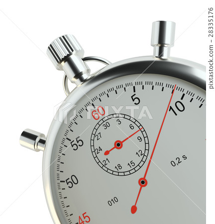 Stopwatch. Isolated on white 28335176