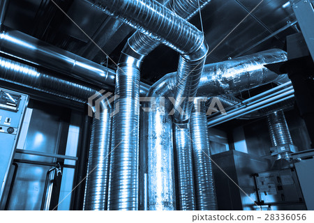 Ventilation pipes of an air condition Ventilation pipes of an air condition 28336056