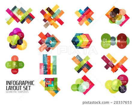 Set of buiness infographics templates Set of buiness infographics templates 28337653