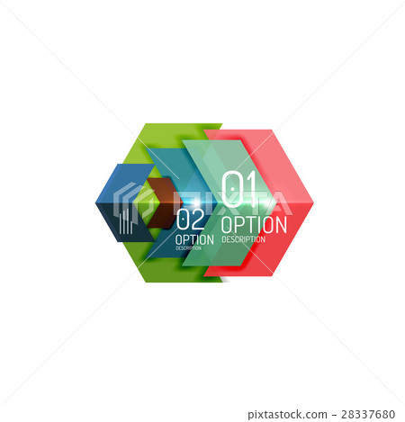 Abstract vector business geometric infographics Abstract vector business geometric infographics 28337680