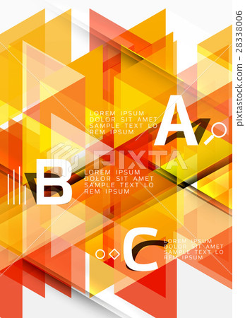 Vector modern triangle background Vector modern triangle background 28338006