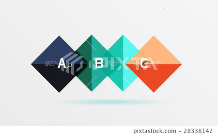 Square geometric abstract background 28338142