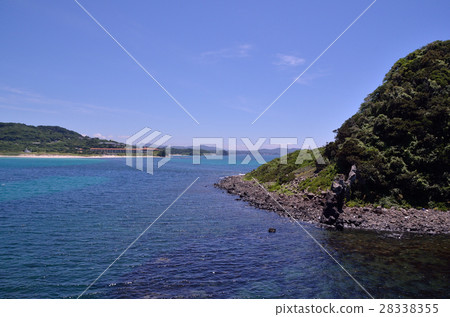 從Kakushima Ohashi和Sea Otoketo看到的Hattojima 28338355