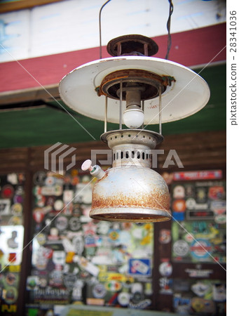 old vintage retro style decorated design lantern 28341036