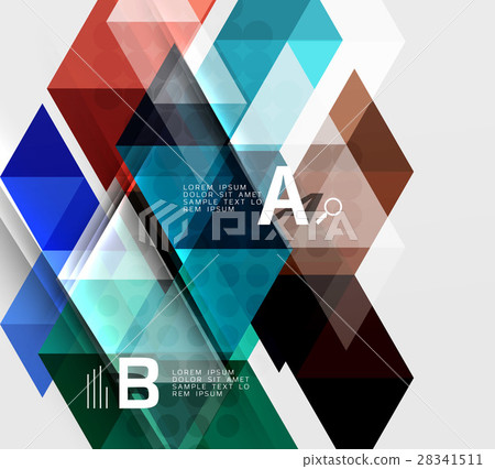 Infographic template - triangle tiles background Infographic template - triangle tiles background 28341511