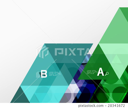 Vector geometric abstract background - Stock Illustration [28341672 ...