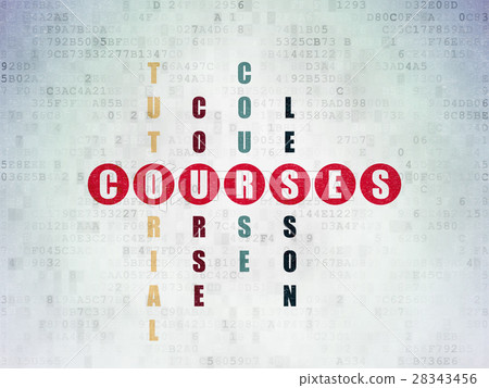 Studying concept: Courses in Crossword Puzzle 28343456