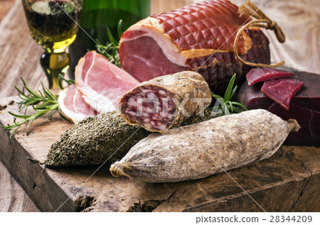 salami and ham 28344209