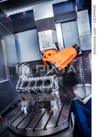 Metalworking CNC milling machine. 28344495