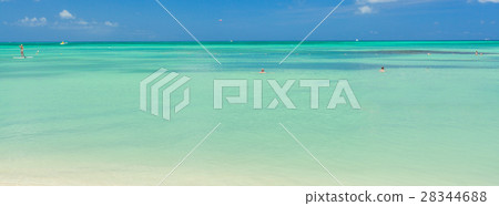 Aruba island. View from the beach 28344688