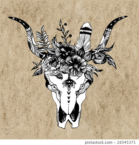 Boho chic VECTOR vintage image Fashion Boho chic VECTOR vintage image Fashion 28345371