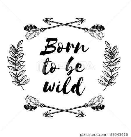 Boho chic image Fashion illustration Boho style 28345416