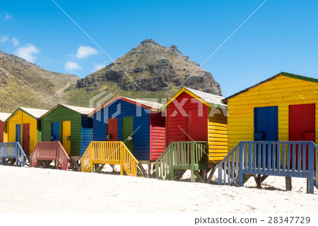 Colorful beach huts Colorful beach huts 28347729