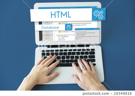 Web Design Website Coding Concept 28349816
