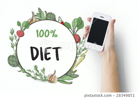 Fresh nutritious green natural heathy 28349851