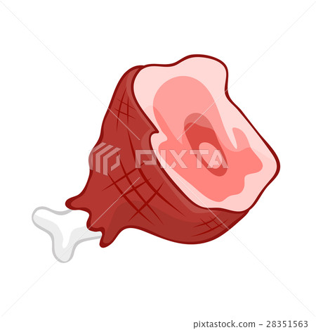meat isolated illustration 28351563