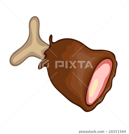 meat isolated illustration 28351564