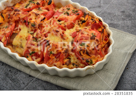 Freshly baked in the oven! Lasagna 28351835