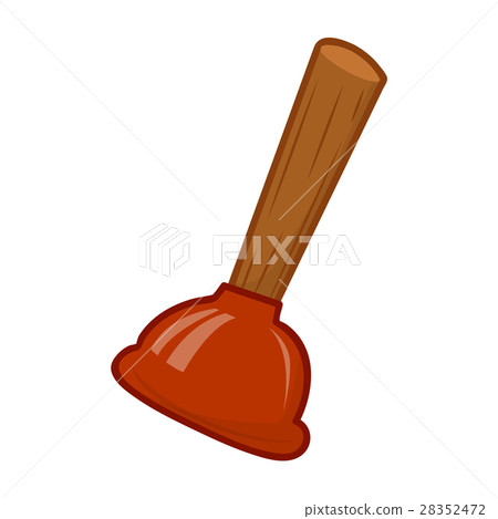 plunger isolated illustration 28352472