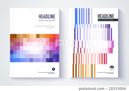 Company Profile Template Cover Design Stock Illustration