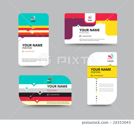 Business card template, business card design. 28353043