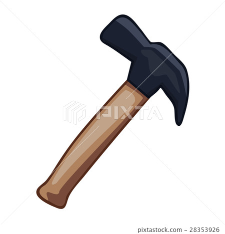 hammer isolated illustration 28353926