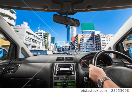 Scenery of driver's seat 28355068