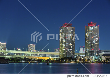 Odaiba夜視圖 28355083