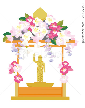 花節日插圖 28355359