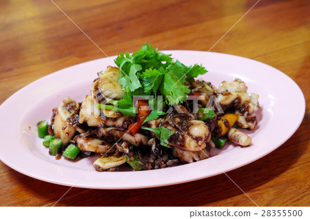 Thailand shrimp paste fried squid 28355500