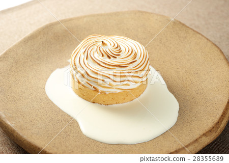 Dessert Pastry with milk 28355689