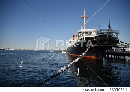 Hikawa Maru at Yokohama Port 28356714