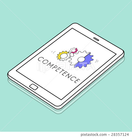 Performance Skills Cog Icon Concept 28357124