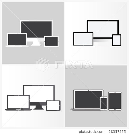 Technology Digital Device Icon Vector Concept Technology Digital Device Icon Vector Concept 28357255