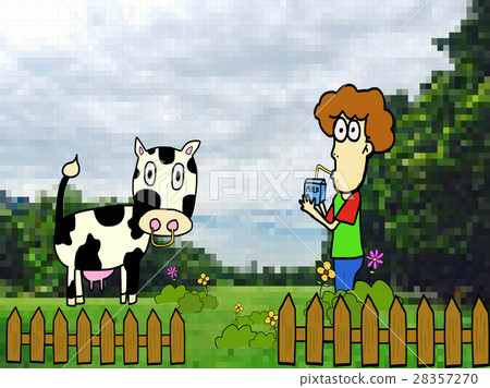 child drink milk 28357270