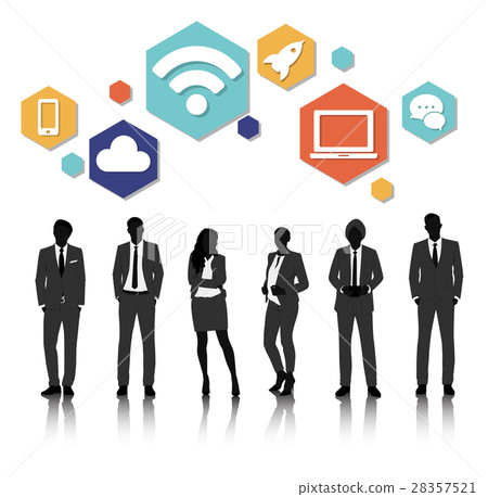 Vector UI Illustration Business People Concept 28357521