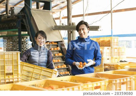 Agricultural couple portrait 28359080
