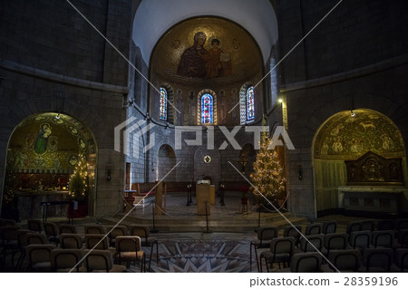 Abbey of the Dormition in Jerusalem . Abbey of the Dormition in Jerusalem . 28359196