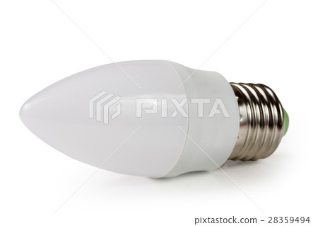 led lamp bulb isolated on white background 28359494
