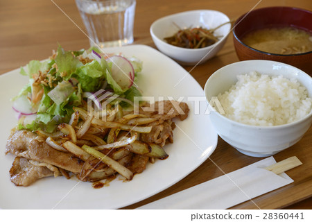烤的烤姜豬肉套餐 28360441