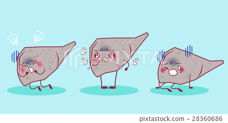 cartoon liver cirrhosis problem cartoon liver cirrhosis problem 28360686