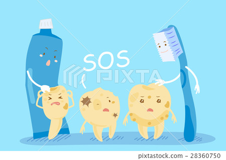 cartoon tooth decay problem cartoon tooth decay problem 28360750