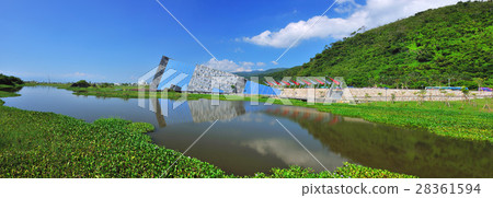 蘭陽博物館 湖 寬景 28361594