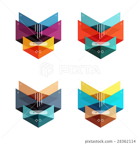 Vector blank infographic arrow templates - Stock Illustration [28362114 ...