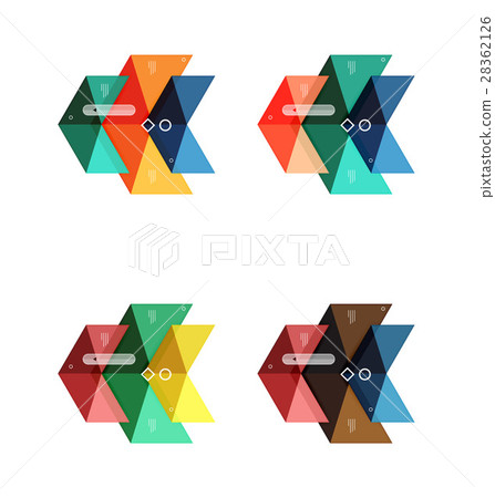 Vector blank infographic arrow templates Vector blank infographic arrow templates 28362126