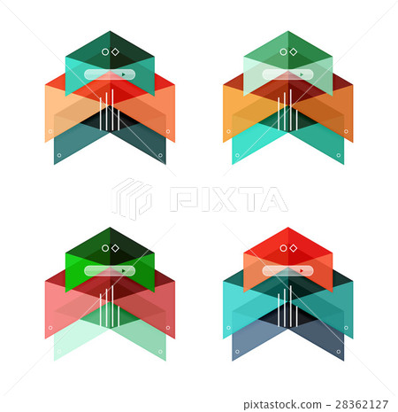 Vector blank infographic arrow templates Vector blank infographic arrow templates 28362127