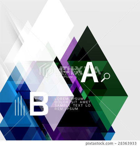 Vector geometric abstract background 28363933
