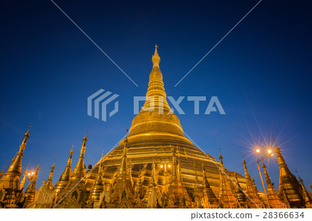 Shwedagon temple in Yangon 28366634