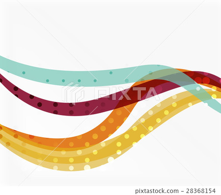 Vector abstract wave lines background 28368154